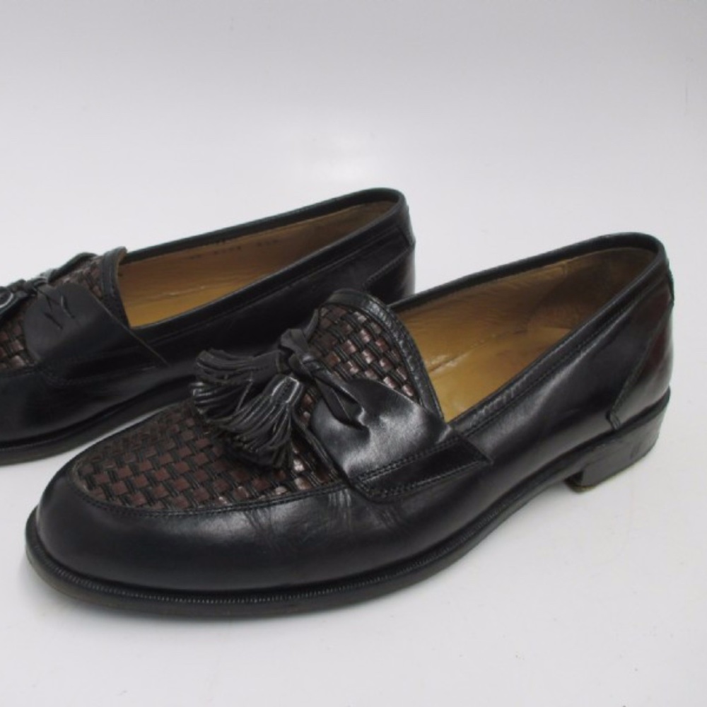 Johnston & Murphy Woven Leather Shoes Tassels 8.5 s-l400.jpg main image 3
